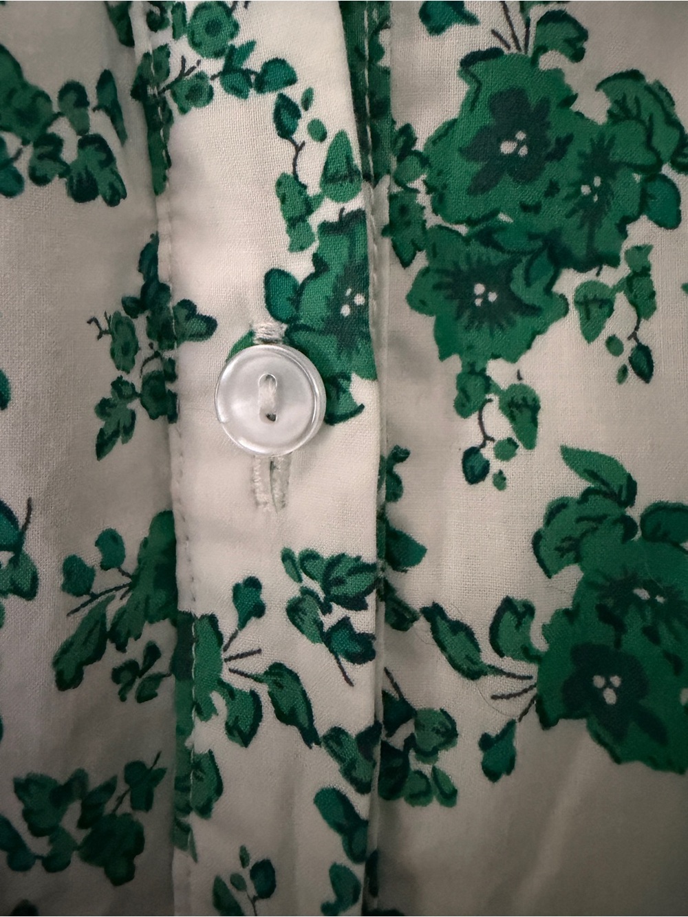 Hyacinth House Green Floral V-Neck Dress, Size XS - Picture 7 of 8
